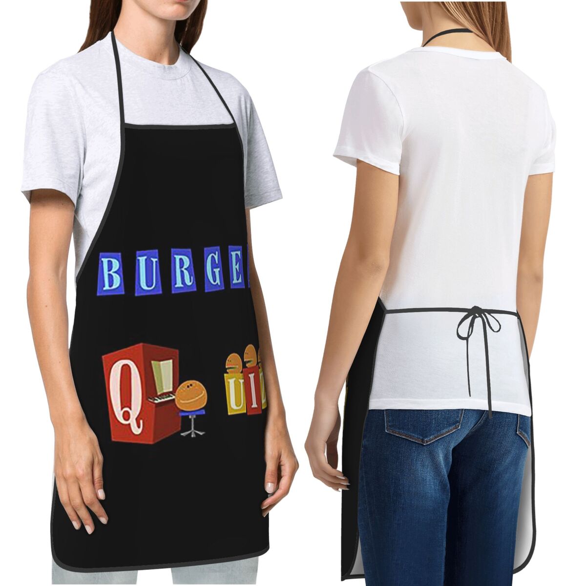 Kitchen Quiz - Hambúrguer quiz novo logotipo aventais chef