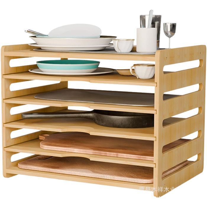 Kitchen Baking Sheet Organizer - Armário de armazenamento de cozinha em