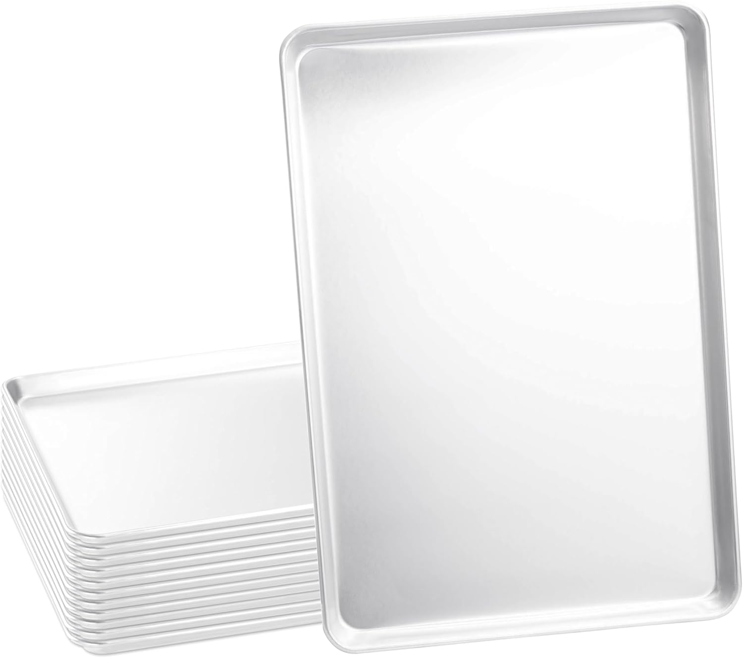 Kitchen Baking Tray - Conjunto de Assadeiras Comerciais de Alumínio