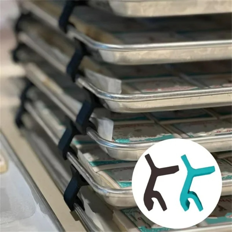 Kitchen Baking Sheet Organizer - Organizador de folhas de biscoitos empilhável,