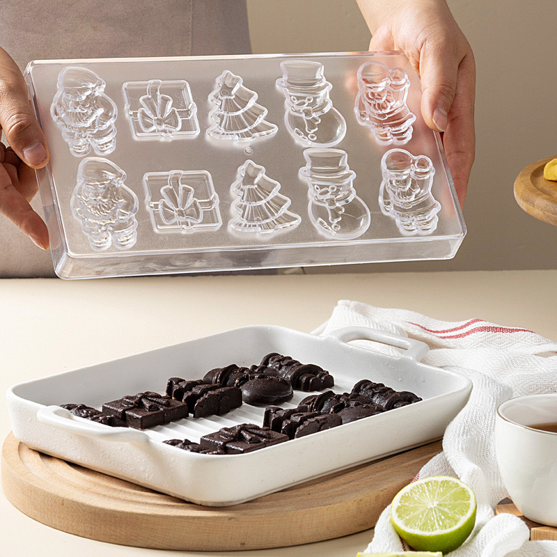 Kitchen Baking Molds - Série do Natal moldes plásticos do