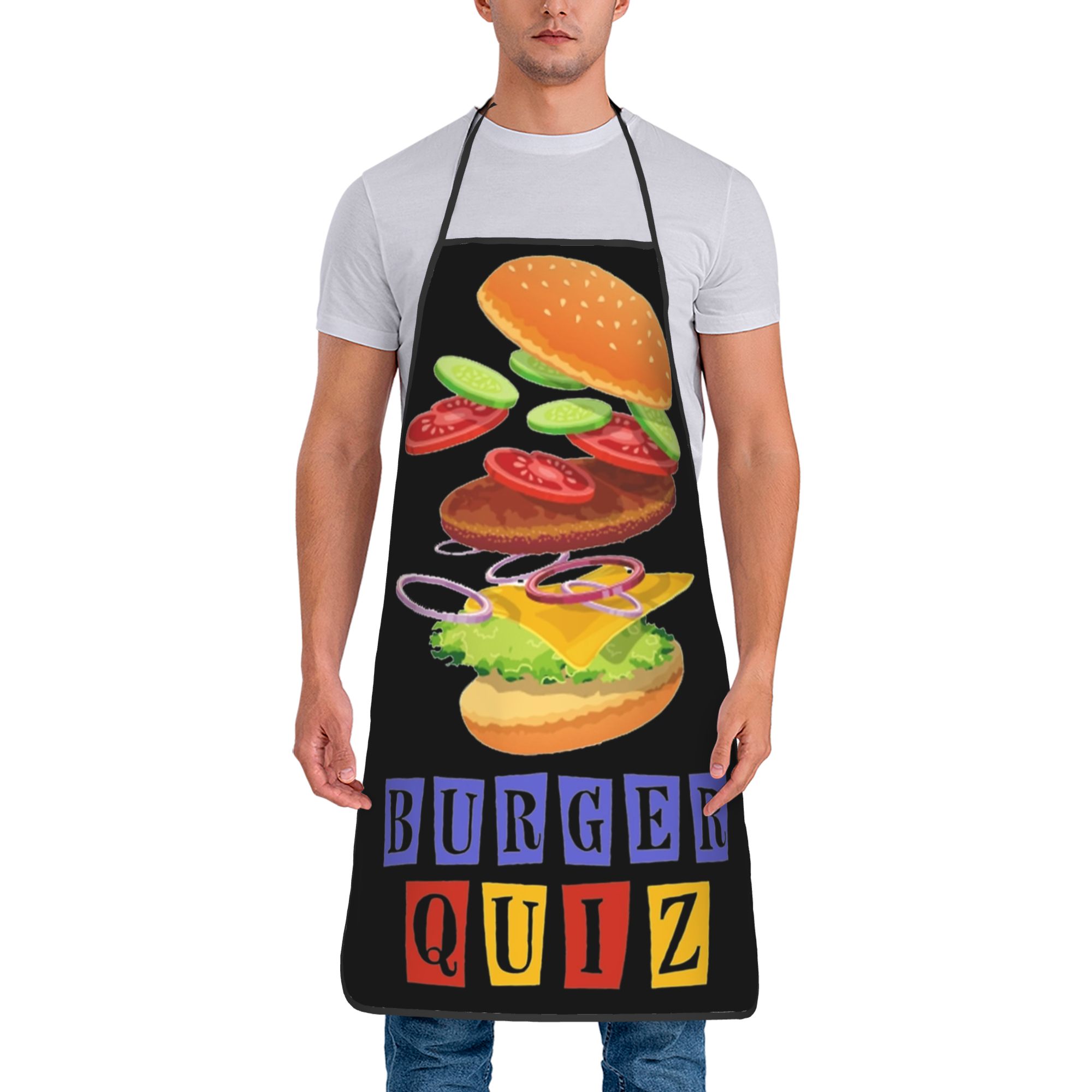 Kitchen Quiz - Avental para Churrasco Adulto sem Bolso,