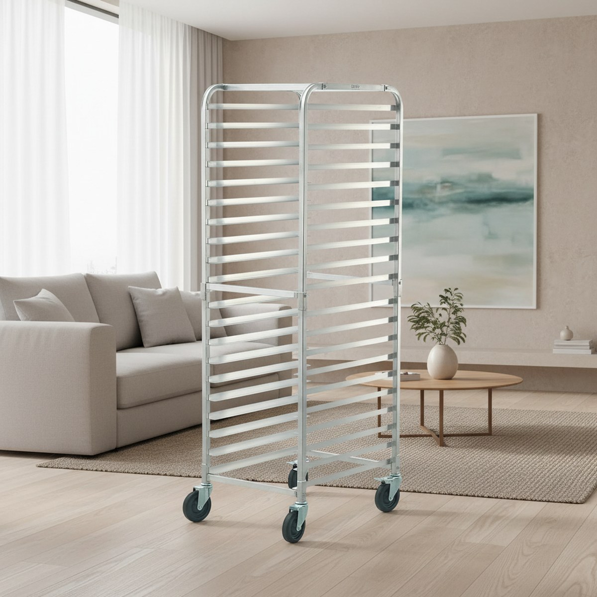 Carrinho de Alumínio para Pada - Kitchen Baking Trolley avaliação e preço