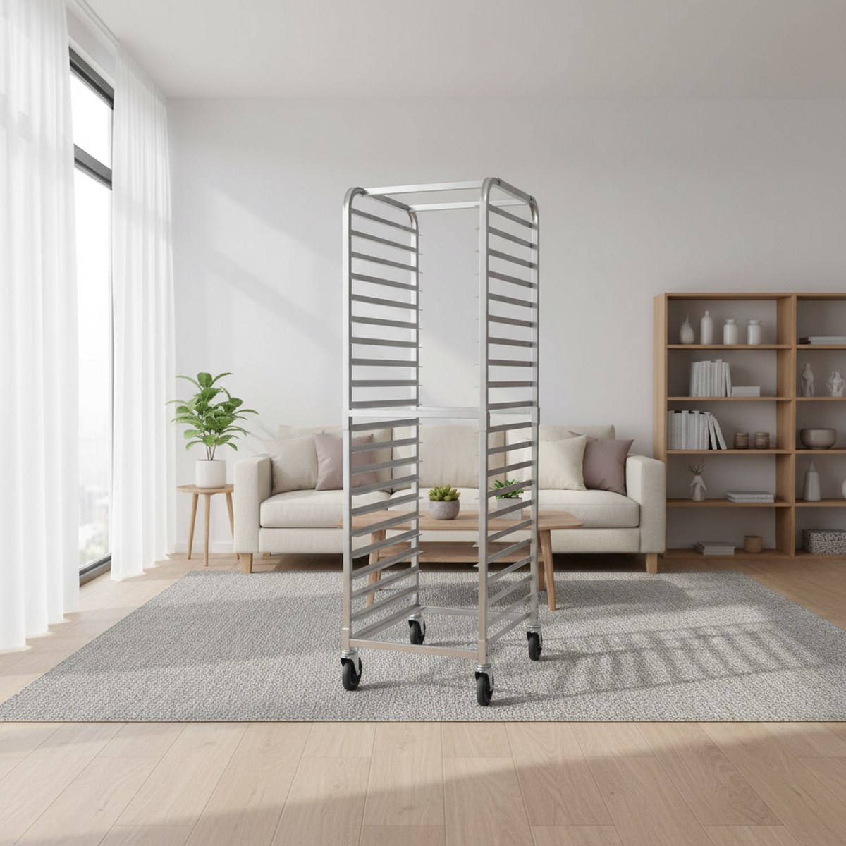 Carrinho de Alumínio para Pada - Kitchen Baking Trolley avaliação e preço