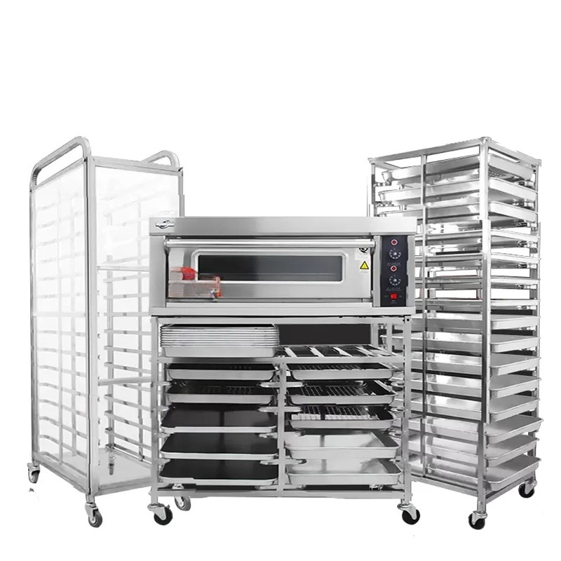 Carrinho de Aço Inoxidável com - Kitchen Baking Trolley avaliação e preço