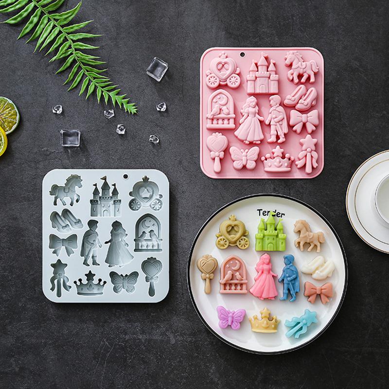 🌸 Molde de Silicone 3D com 12  - Kitchen Baking Molds avaliação e preço
