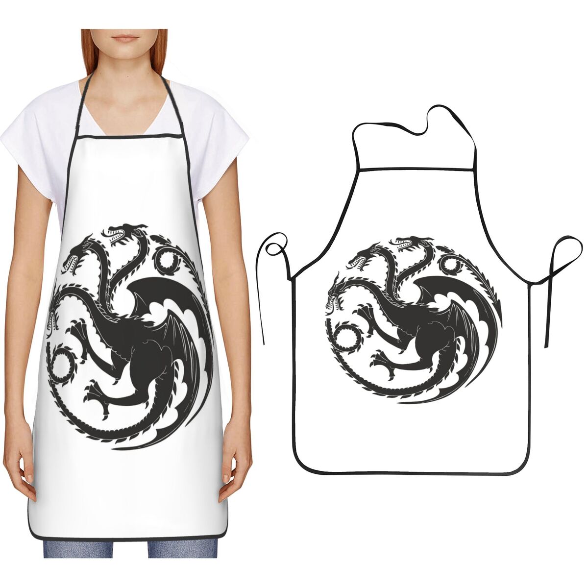 Avental da Casa Targaryen de G - Kitchen Baking Game avaliação e preço