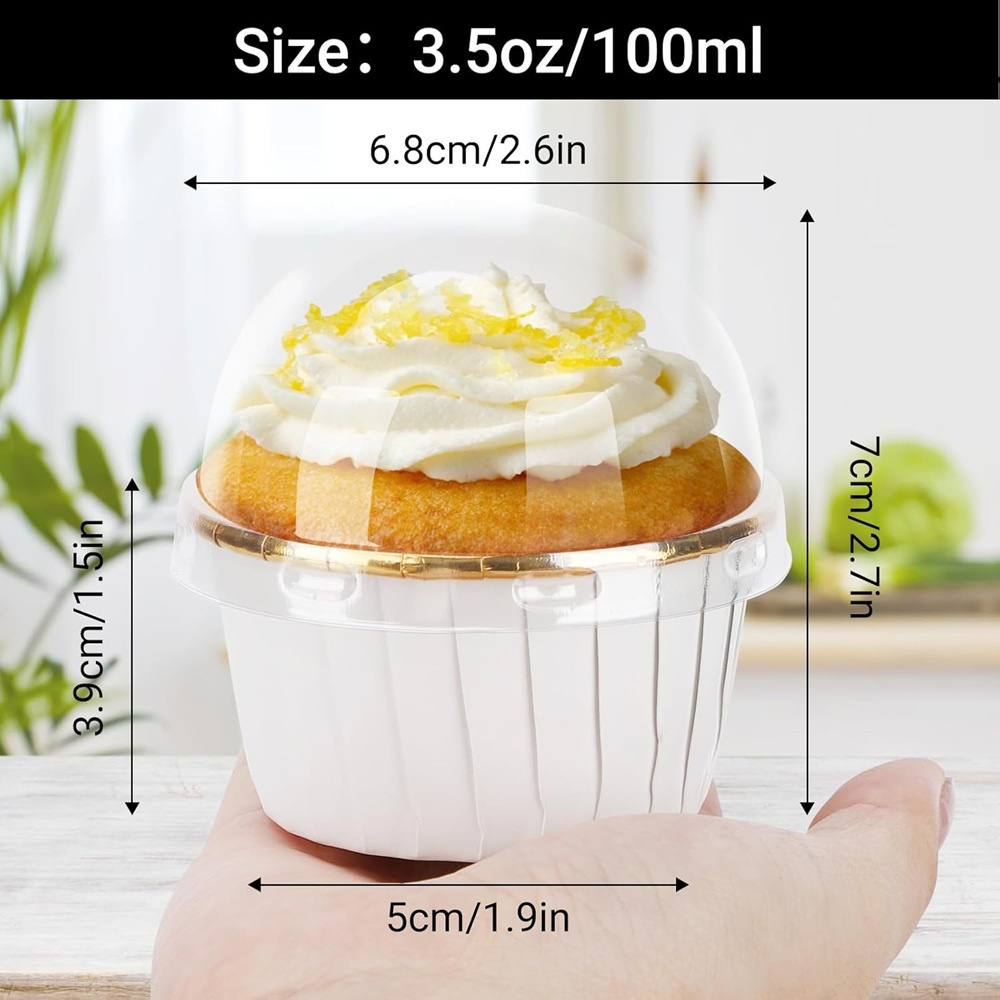 50 pçs muffins copo de papel c - Kitchen Tools In Baking avaliação e preço