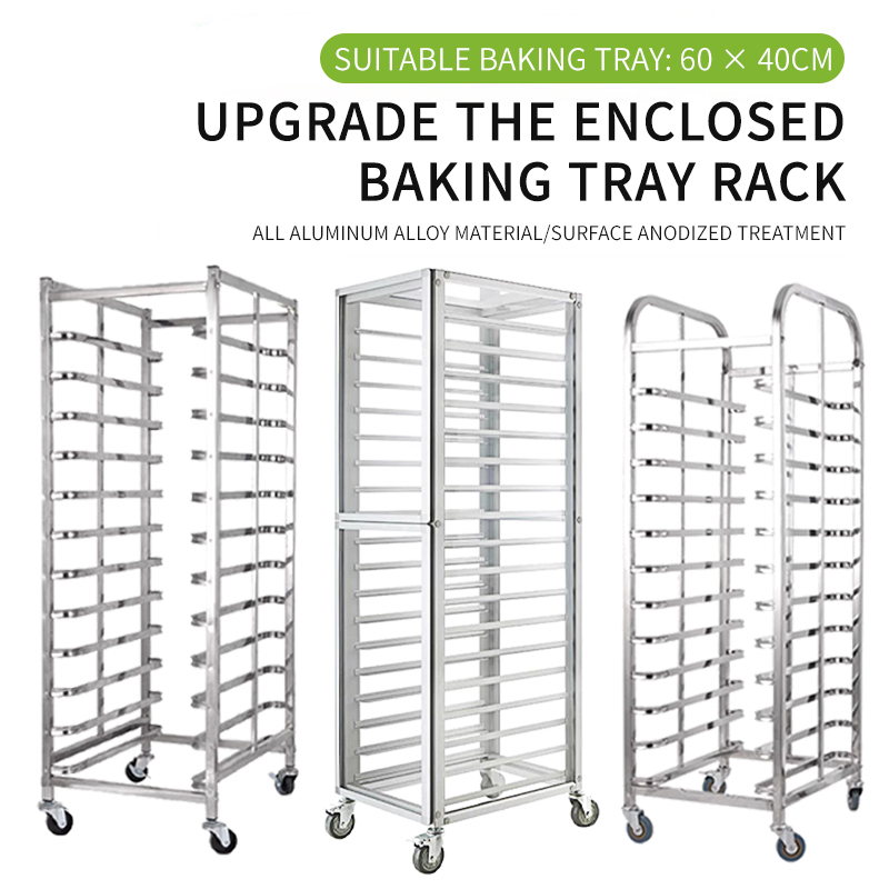 Carrinho comercial de alumínio - Kitchen Baking Trolley avaliação e preço