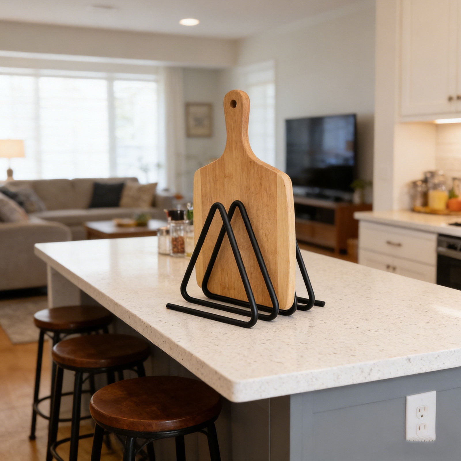 Suporte Triangular para Tábuas - Kitchen Baking Sheet Organizer avaliação e preço