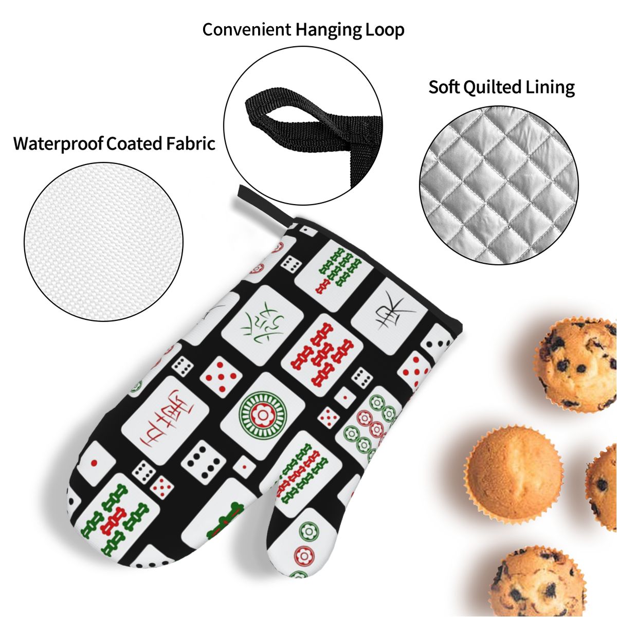 Luvas de Forno e Suporte para  - Kitchen Baking Game avaliação e preço