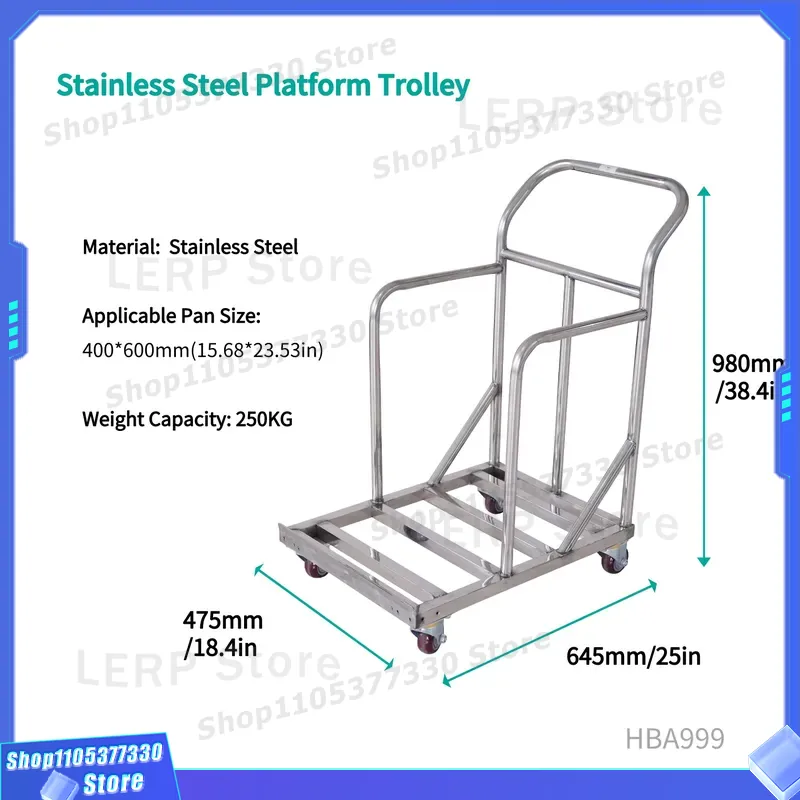 Carrinho de Cozinha em Aço Ino - Kitchen Baking Trolley avaliação e preço
