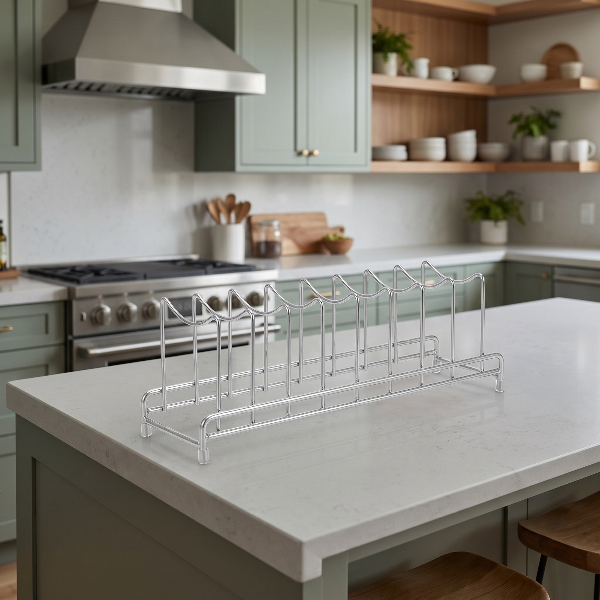 Organizador de Tampas de Panel - Kitchen Baking Sheet Organizer avaliação e preço