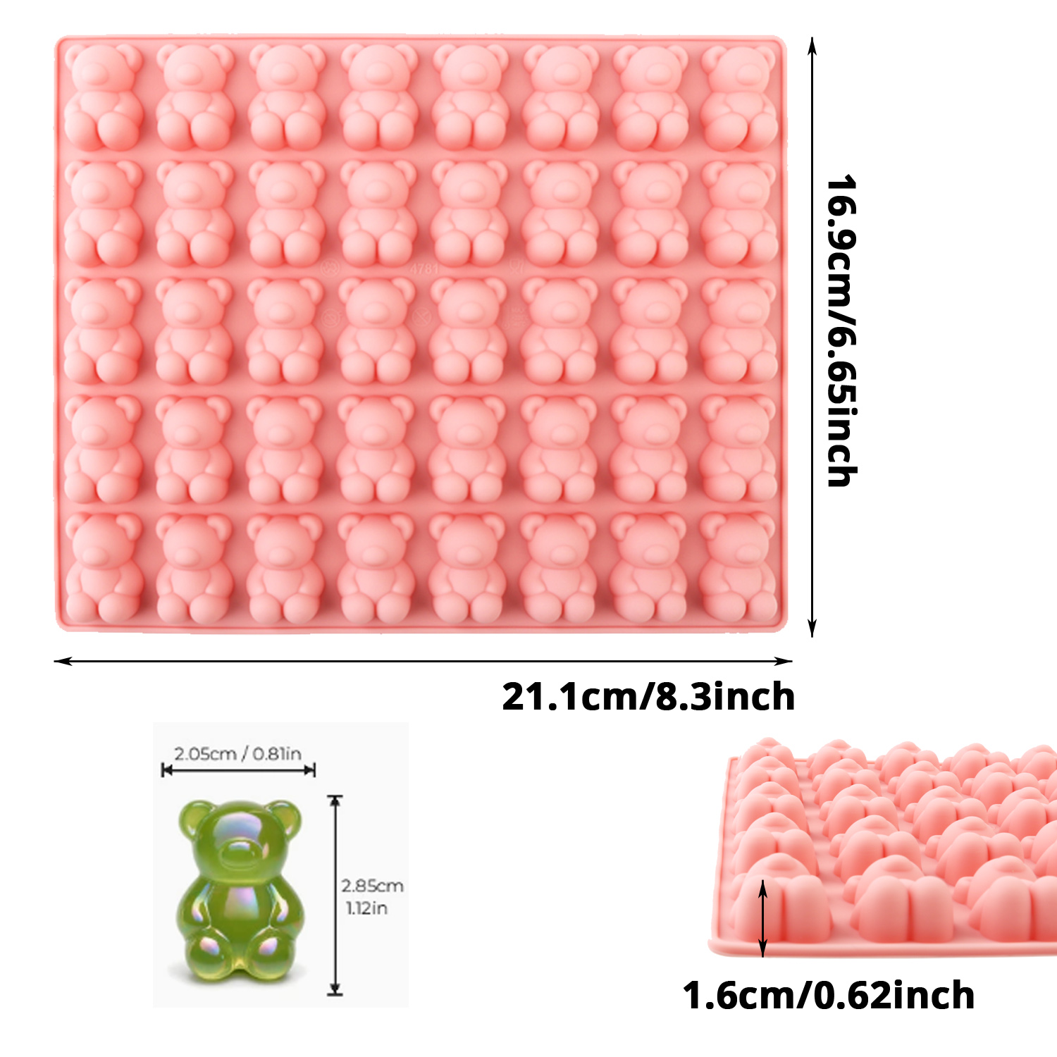 Molde de Silicone em Formato d - Kitchen Baking Molds avaliação e preço