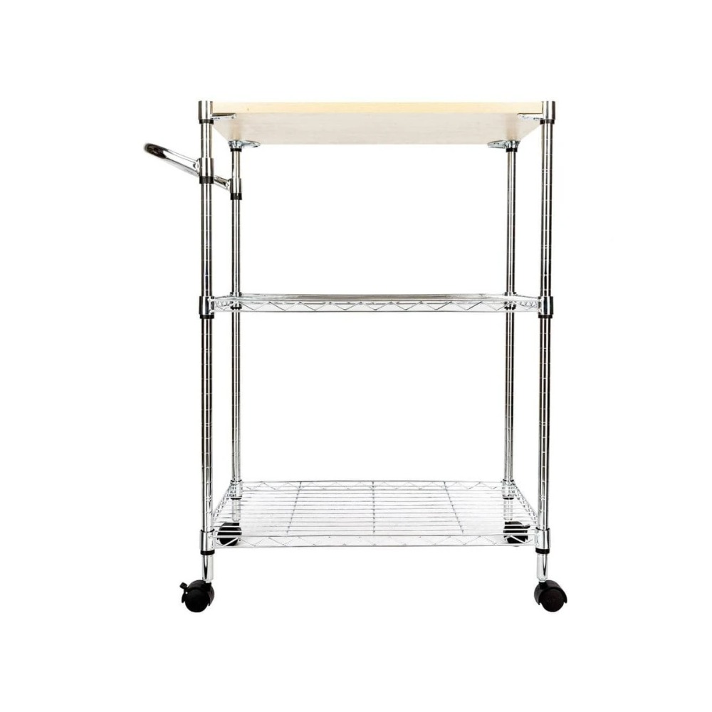 Carrinho de Cozinha de 3 Nívei - Kitchen Baking Trolley avaliação e preço