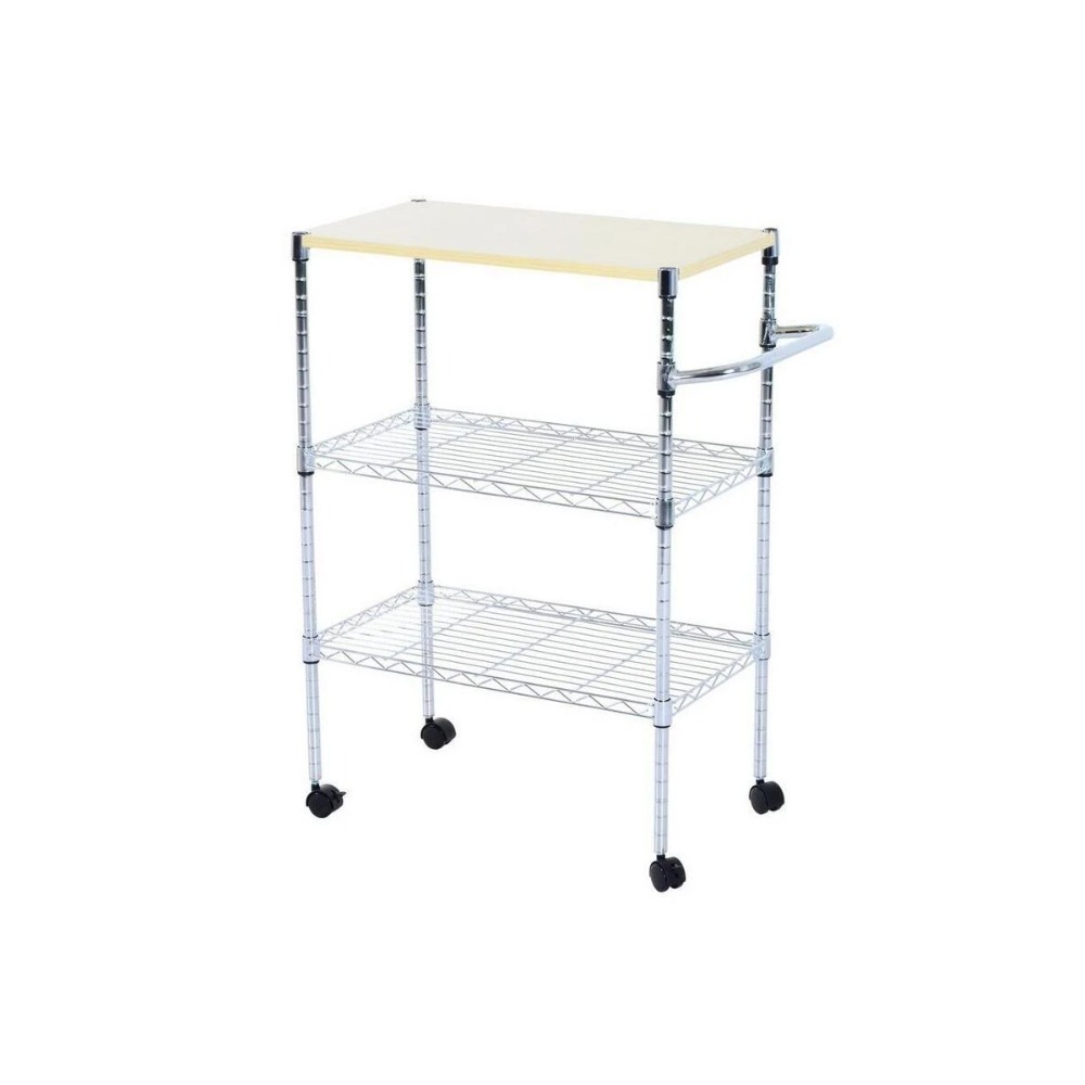 Carrinho de Cozinha de 3 Nívei - Kitchen Baking Trolley avaliação e preço