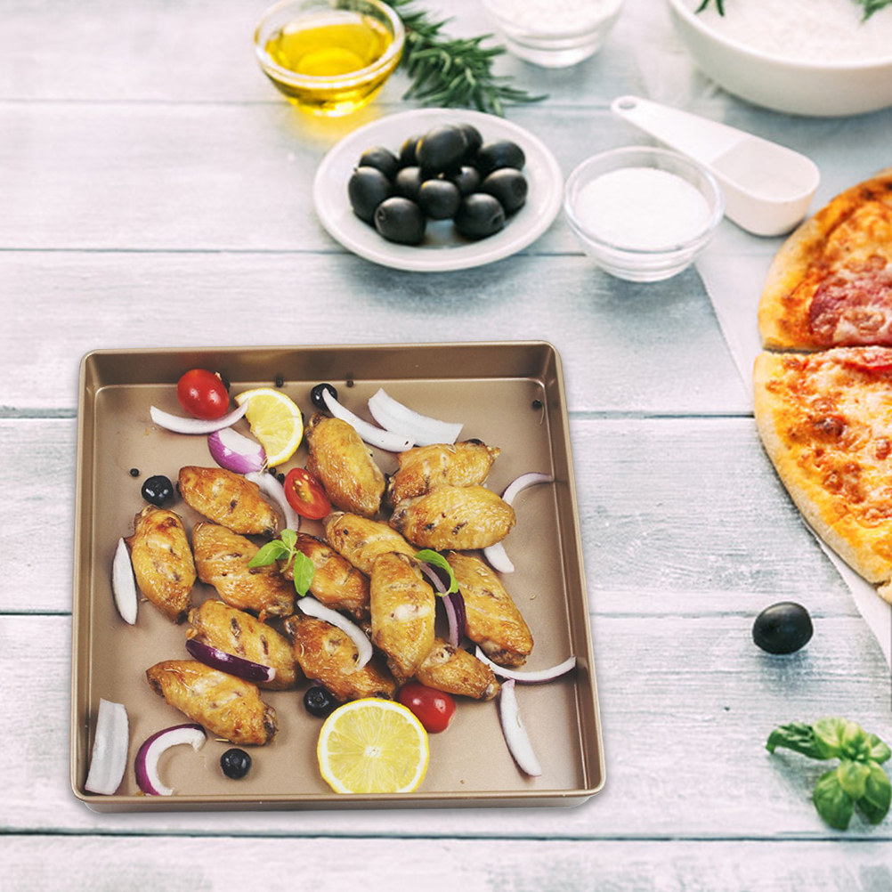 Assadeira Quadrada para Pizza  - Kitchen Baking Tray avaliação e preço