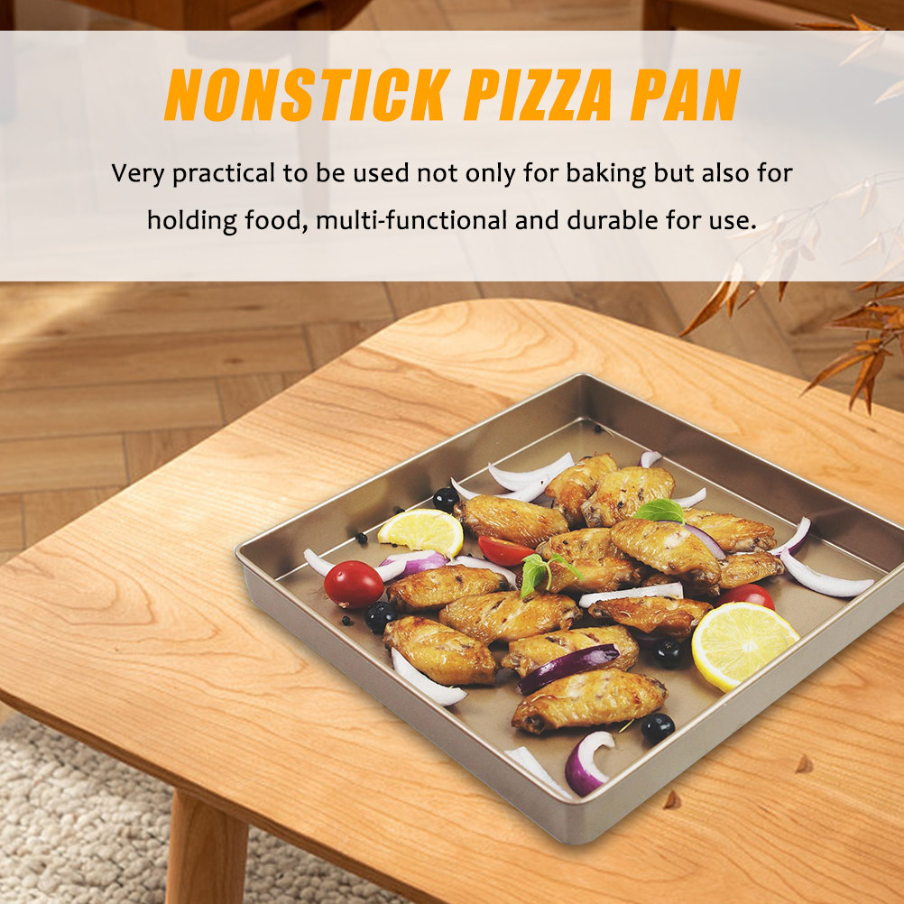 Assadeira Quadrada para Pizza  - Kitchen Baking Tray avaliação e preço