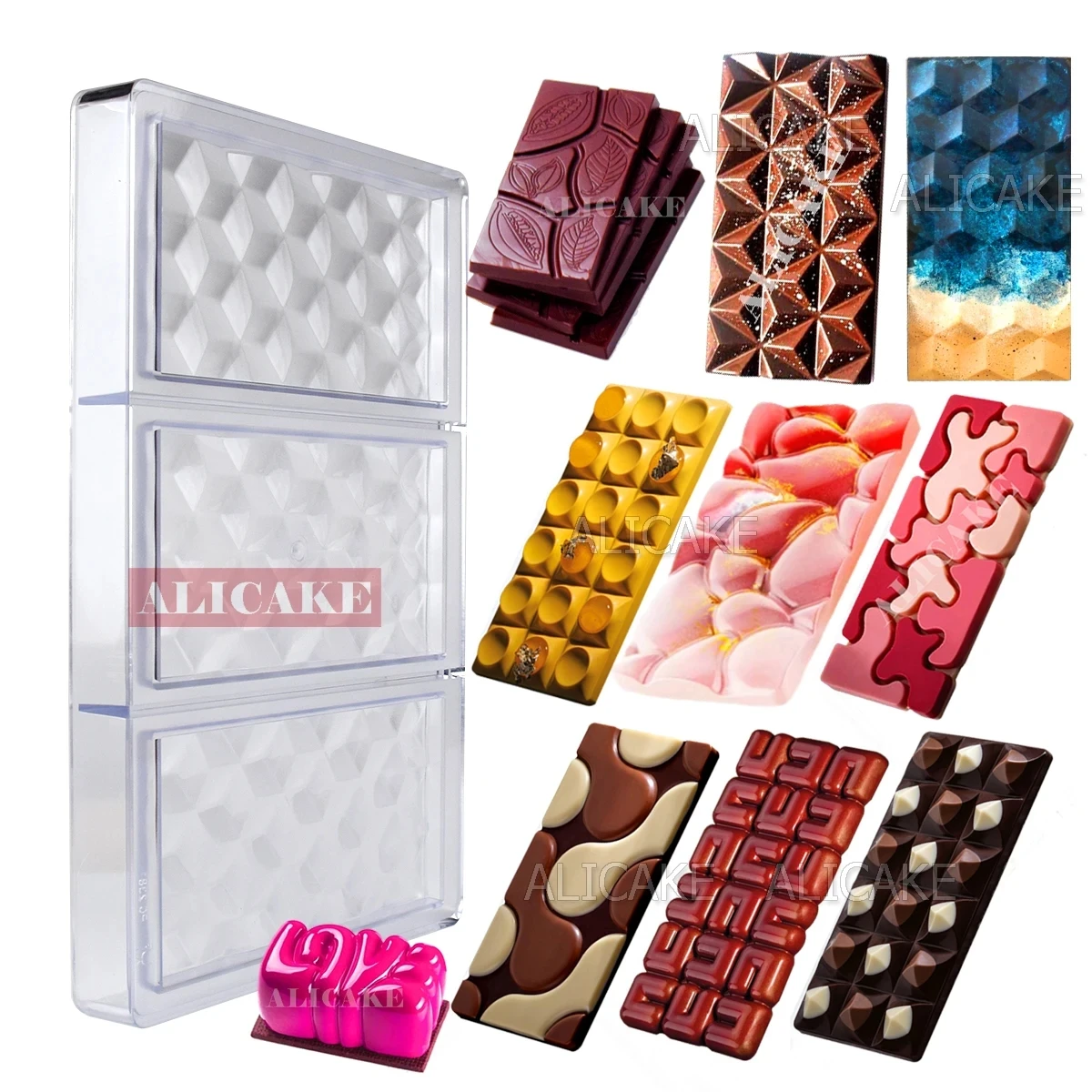 Molde de chocolate policarbona - Kitchen Baking Molds avaliação e preço