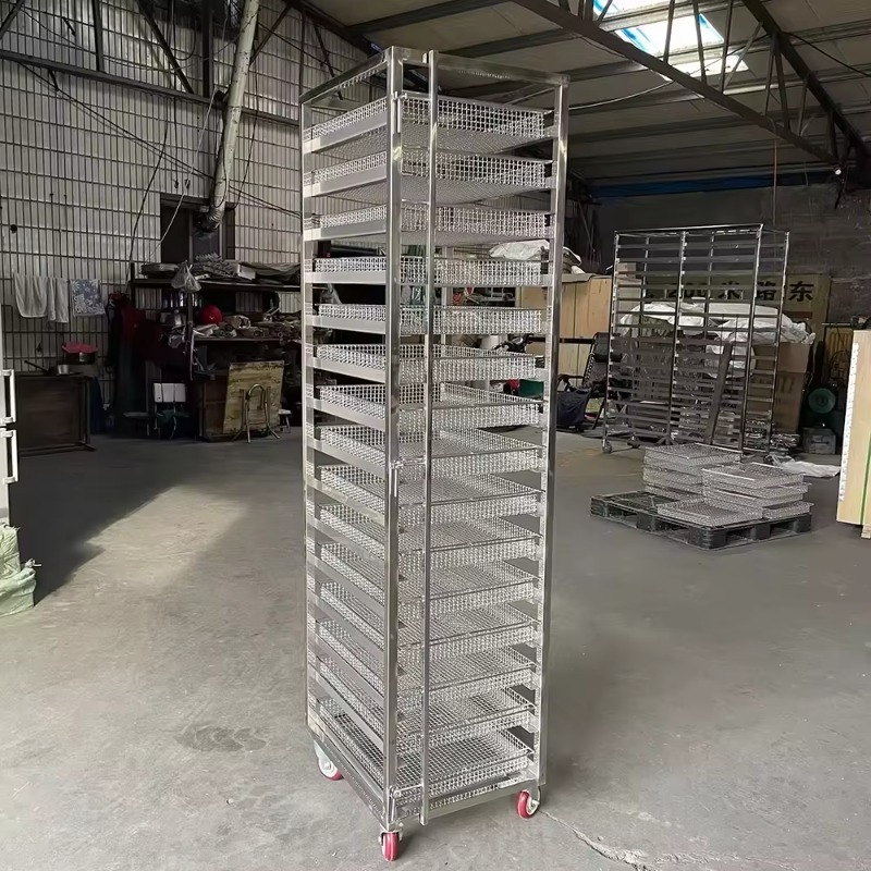 6 10 15 16 camadas de aço inox - Kitchen Baking Trolley avaliação e preço