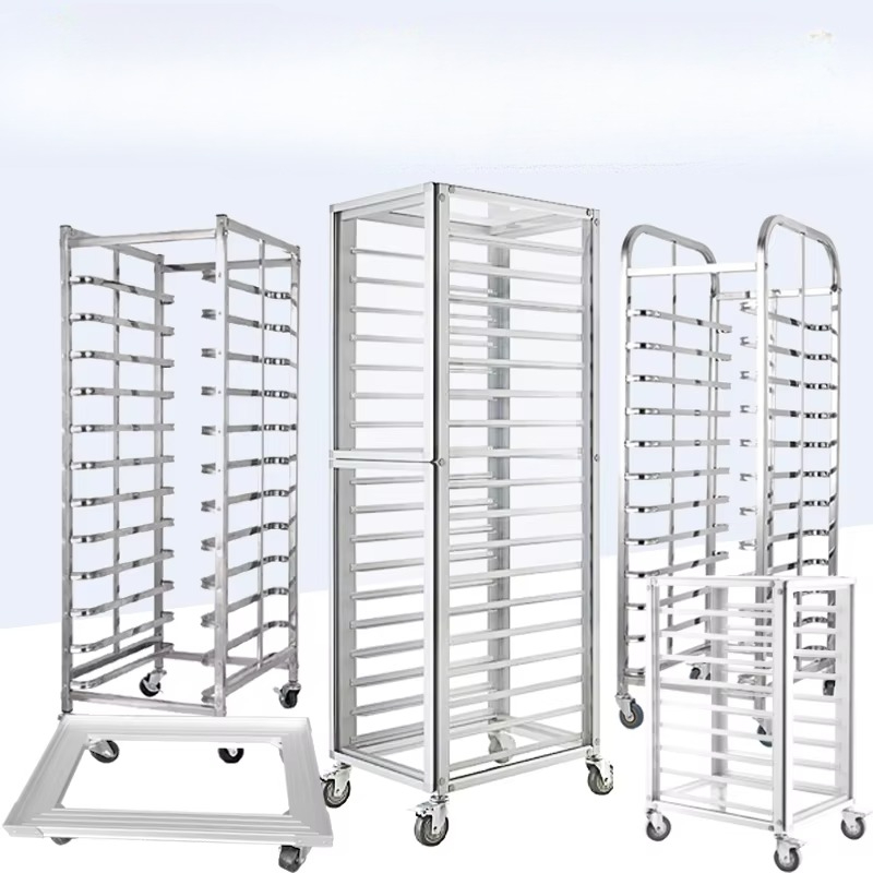 Carrinho de alumínio comercial - Kitchen Baking Trolley avaliação e preço