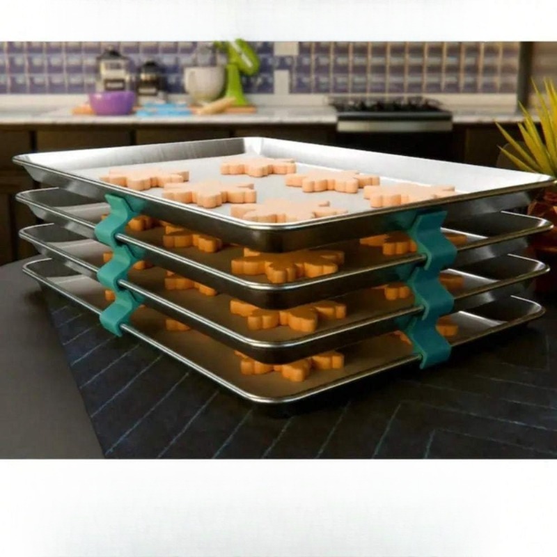 Organizador de folhas de bisco - Kitchen Baking Sheet Organizer avaliação e preço