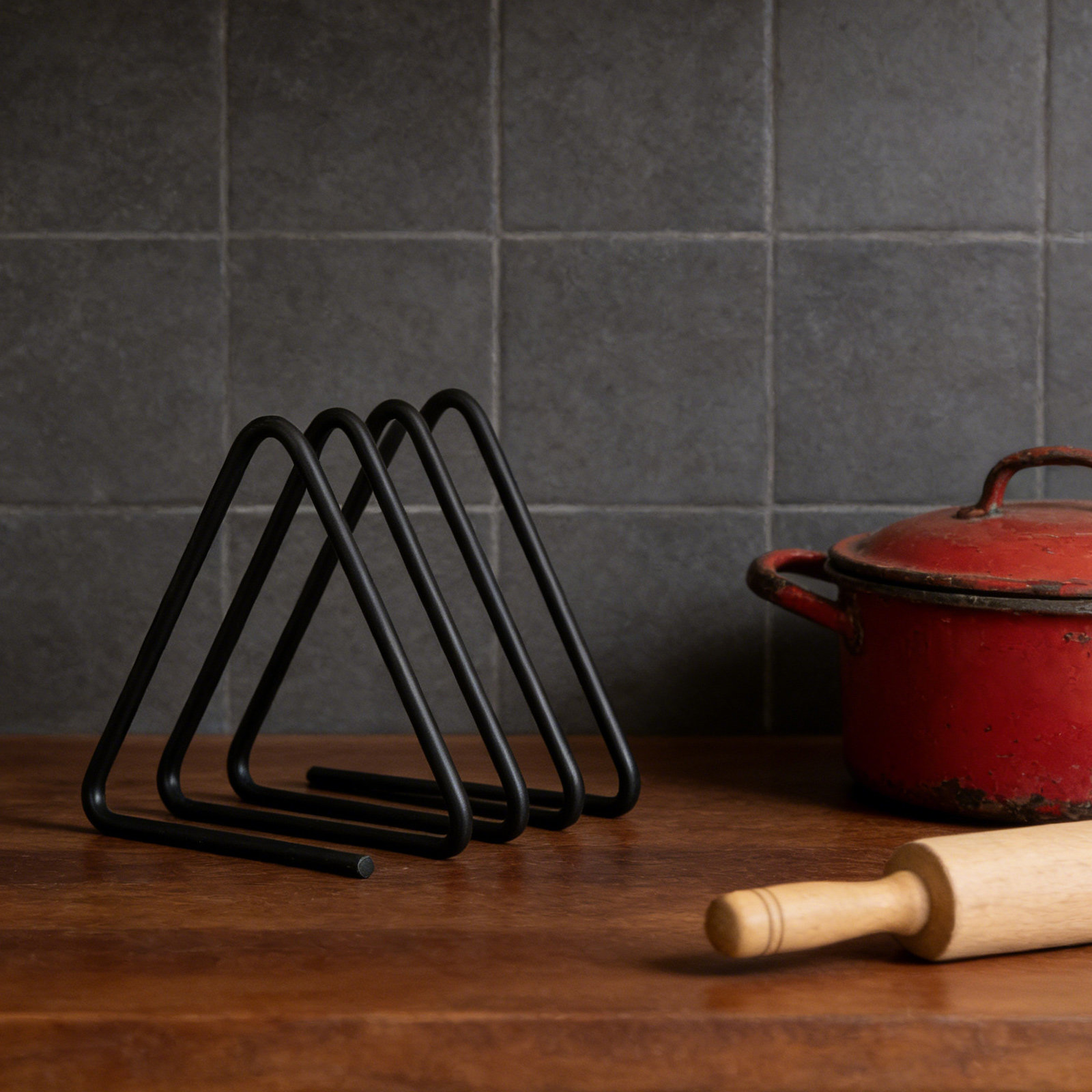 Suporte Vertical de Metal Anti - Kitchen Baking Sheet Organizer avaliação e preço