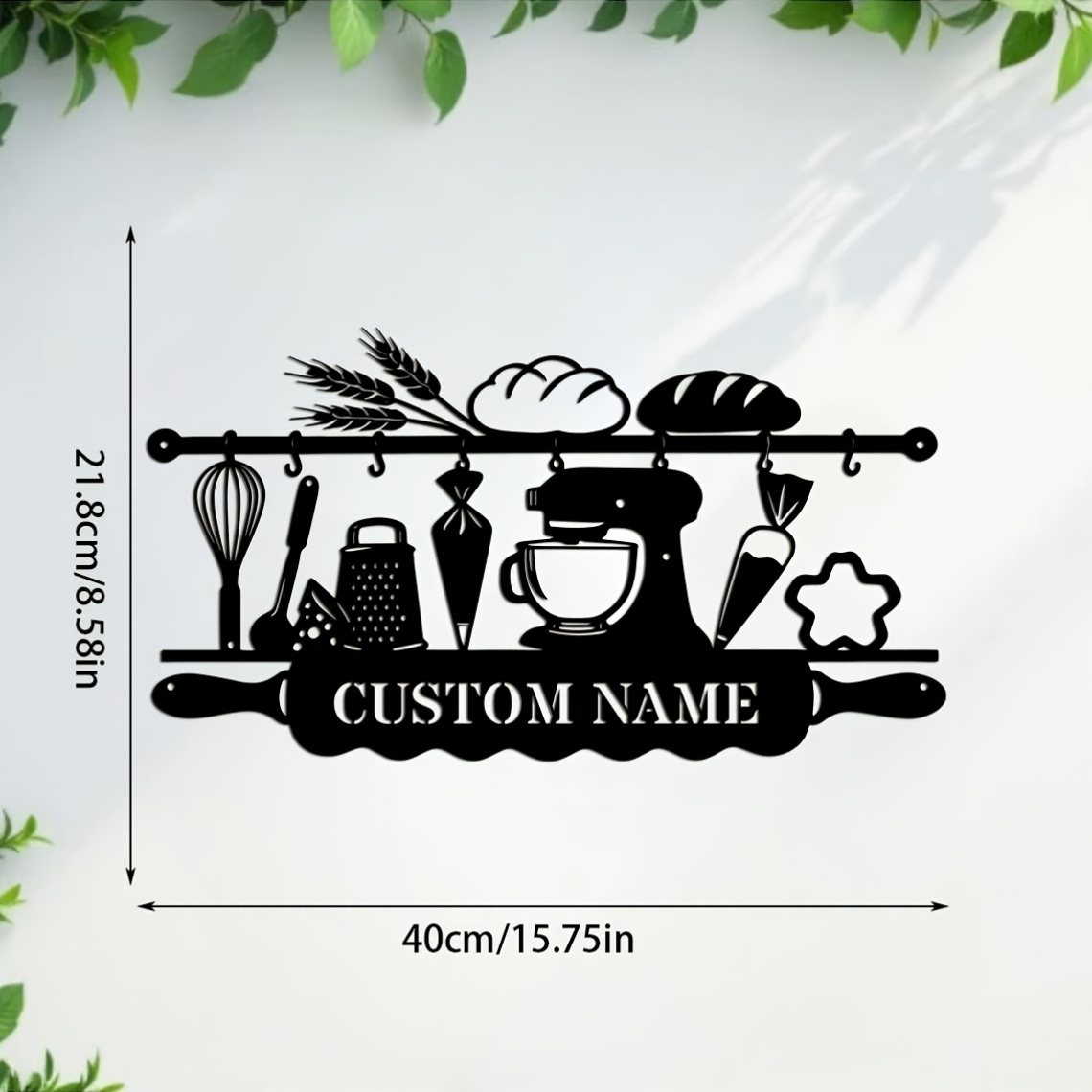 Arte de Parede Personalizada e - Kitchen For Baking avaliação e preço