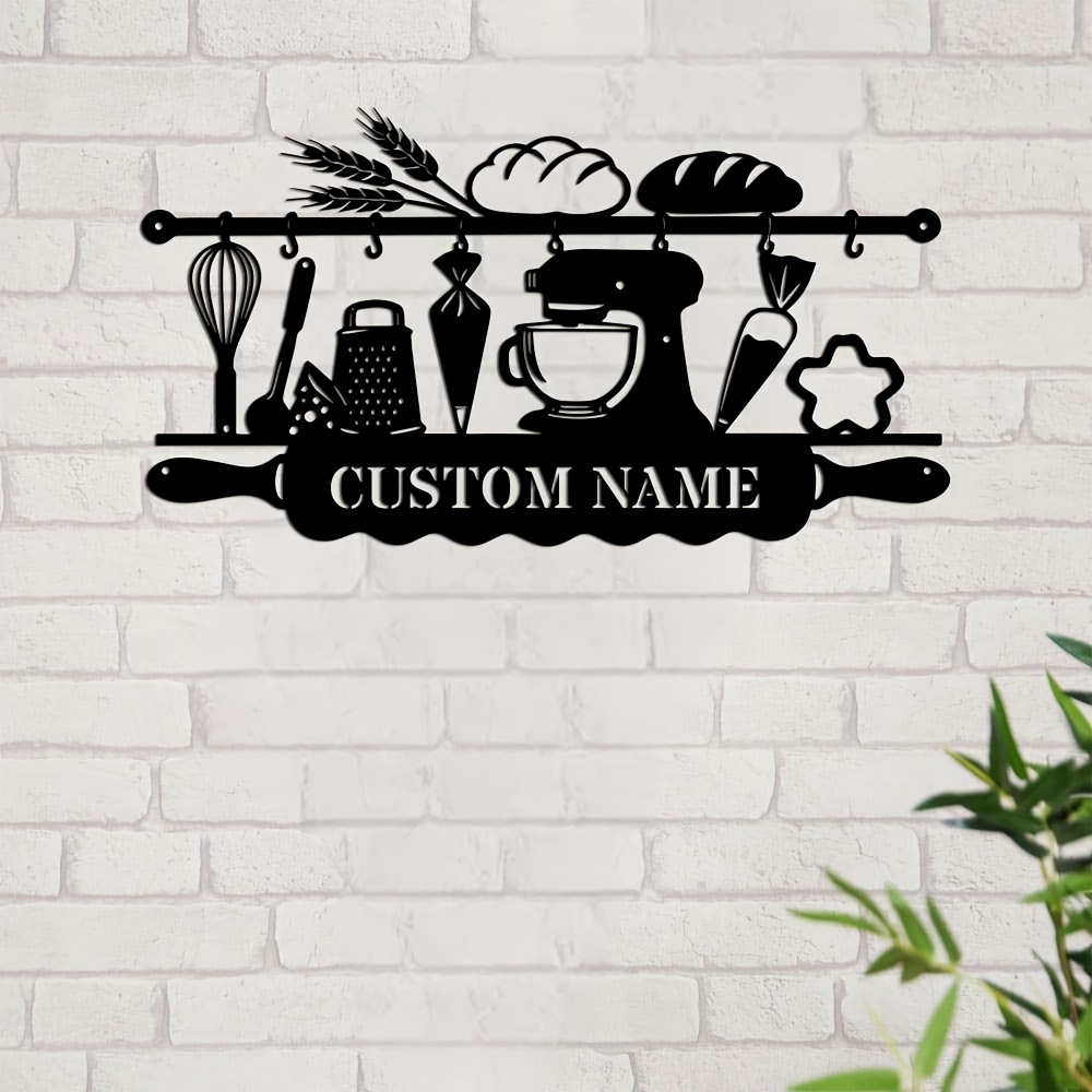 Arte de Parede Personalizada e - Kitchen For Baking avaliação e preço