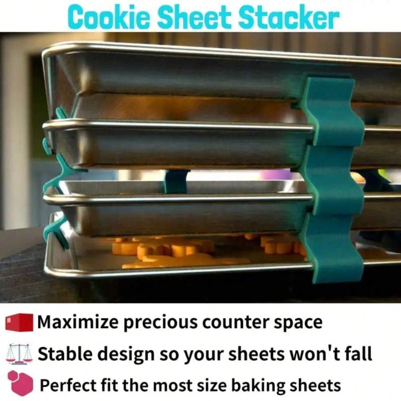 Organizador de folhas de cozim - Kitchen Baking Sheet Organizer avaliação e preço